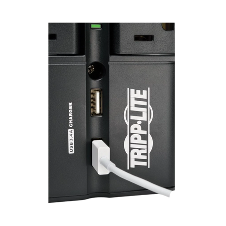 Tripp Lite Surge Protector with 4 Rotatable Outlets and USB Charger — Being Shipped