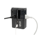 Tripp Lite Surge Protector with 4 Rotatable Outlets and USB Charger — Being Shipped