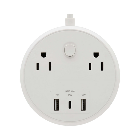 Tripp Lite Safe-IT 30W 2-Outlets & 3 USB Ports Surge Protector — Being Shipped