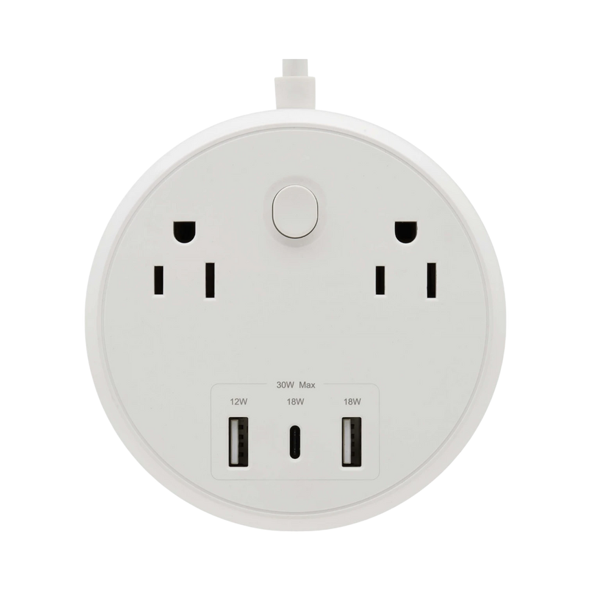Tripp Lite Safe-IT 30W 2-Outlets & 3 USB Ports Surge Protector — Being Shipped