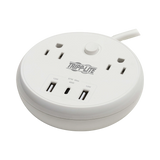 Tripp Lite 57W 8ft Cord 2-Outlet Surge Protector with 3 USB Ports — Being Shipped