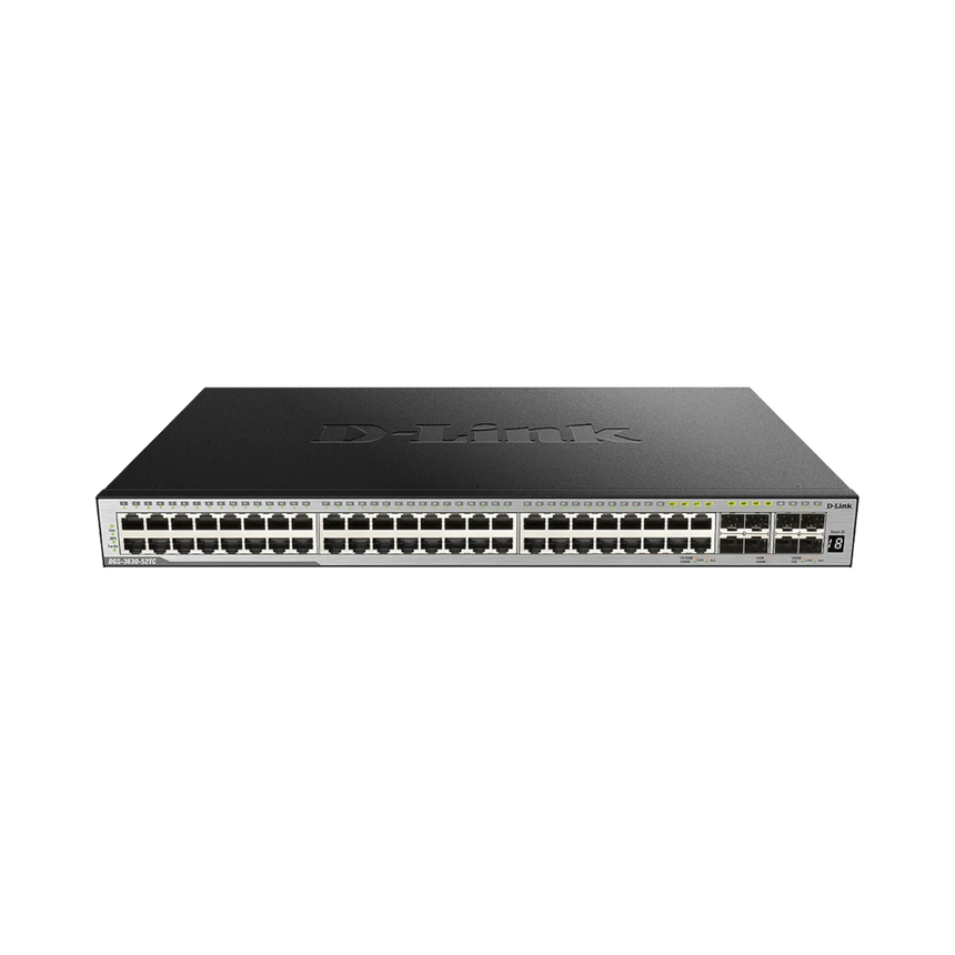 D-Link 10GbE Uplinks 52-Port Managed Stackable Switch — Being Shipped