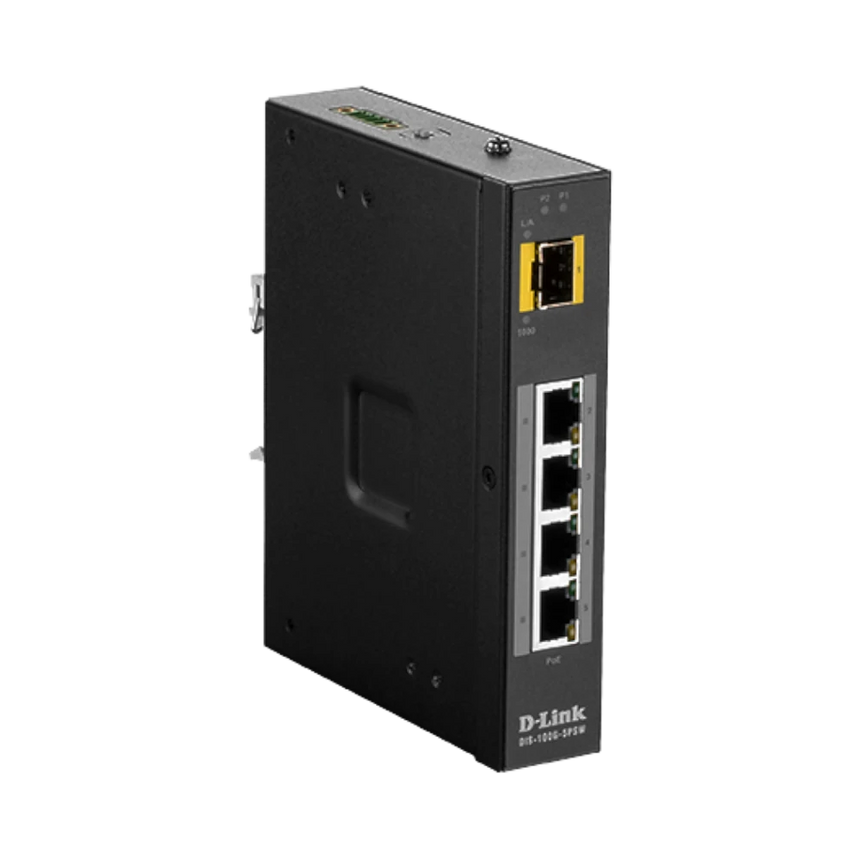D-Link Industrial 5-Port PoE Gigabit Switch with SFP — Being Shipped