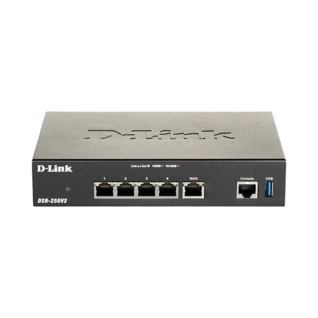 D-Link DSR-250V2 Unified Services VPN Router — Being Shipped