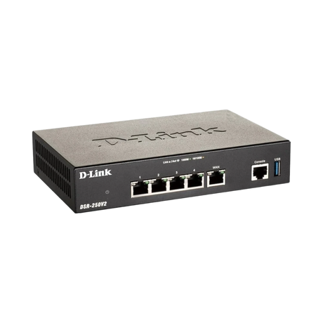D-Link DSR-250V2 Unified Services VPN Router — Being Shipped