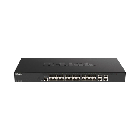 D-Link 28-Port 10GbE Smart Managed Fiber Switch with 24 SFP+ — Being Shipped