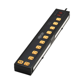 Tripp Lite 6ft Cord 10-Outlets Surge Protector with USB & Swivel Lights — Being Shipped