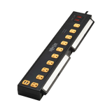 Tripp Lite 6ft Cord 10-Outlets Surge Protector with USB & Swivel Lights — Being Shipped
