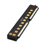 Tripp Lite 6ft Cord 10-Outlets Surge Protector with USB & Swivel Lights — Being Shipped