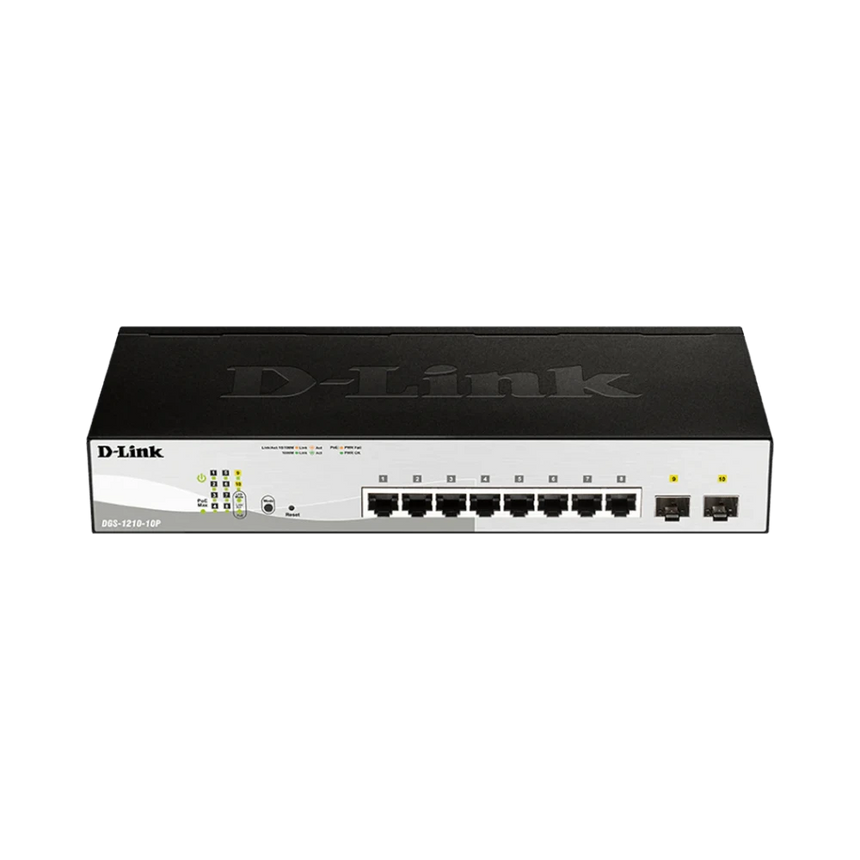 D-Link 10-Port Gigabit PoE+ Smart Switch with 8 PoE Ports — Being Shipped