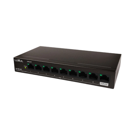 Luxul Uplink 8 Port Gigabit PoE+ Switch — Being Shipped