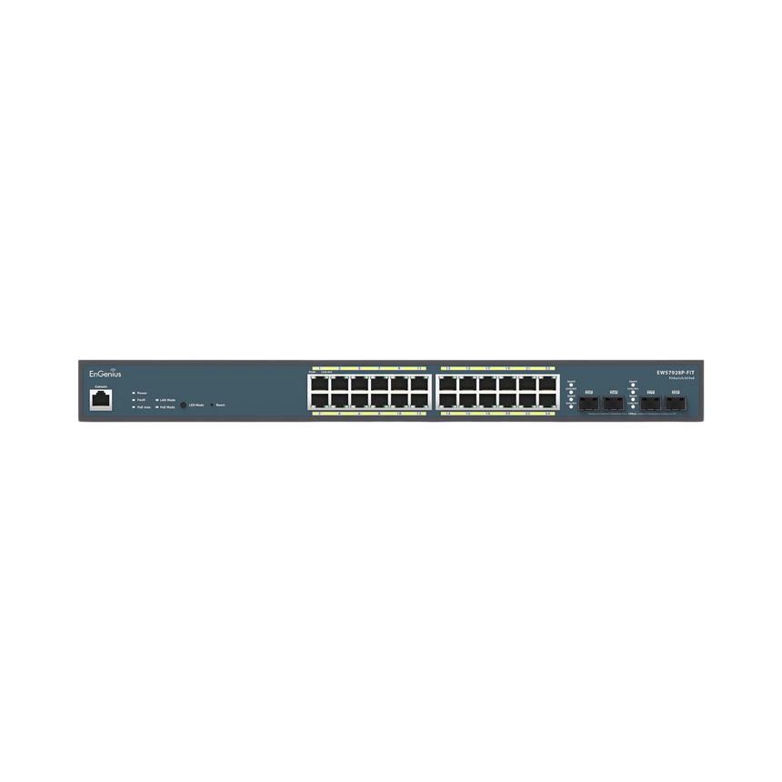 EnGenius EWS7928P-FIT Fit 24-Port Gigabit PoE+ Compliant Managed Network Switch — Being Shipped