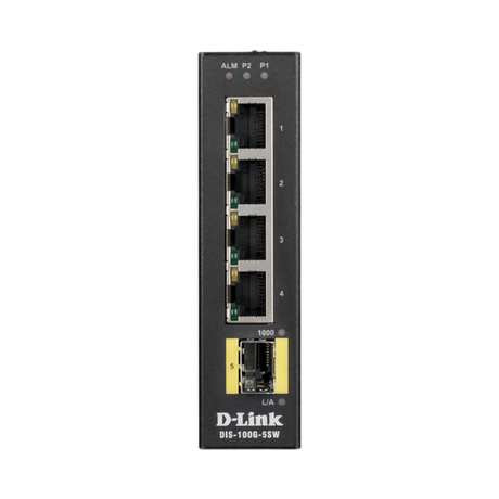 D-Link 5-Port Gigabit Industrial Unmanaged Switch — Being Shipped
