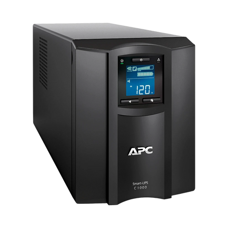 APC Smart-UPS C, Line Interactive, 1000VA, Tower, 120V, 8x NEMA 5-15R outlets, SmartConnect port, USB and Serial communication, AVR, Graphic LCD — Being Shipped