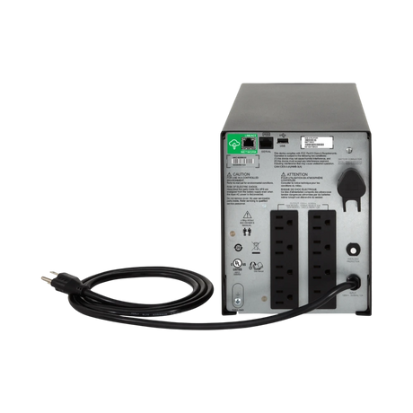APC Smart-UPS C, Line Interactive, 1000VA, Tower, 120V, 8x NEMA 5-15R outlets, SmartConnect port, USB and Serial communication, AVR, Graphic LCD — Being Shipped