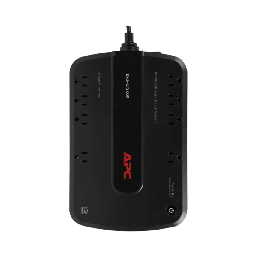 APC Back-UPS 650VA 120V 8-Outlet Battery UPS Backup — Being Shipped