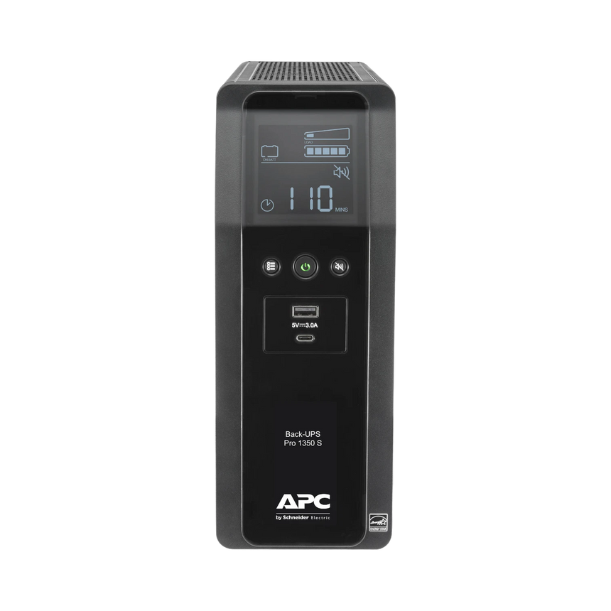 APC Back-UPS Pro 1350VA 10 x NEMA 5-15R Outlets Battery Backup & Surge Protector — Being Shipped
