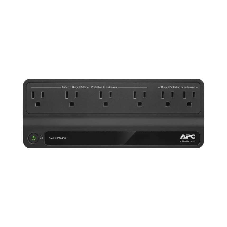 APC Back-UPS 450VA 255W 120V 6-Outlets UPS — Being Shipped
