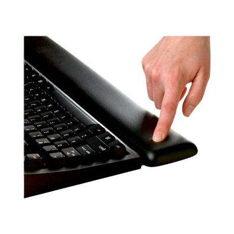 3M Antimicrobial Leatherette Gel Wrist Rest (Black) — Being Shipped