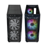 Cooler Master HAF 500 Mid-Tower Gaming Case (Black) — Being Shipped