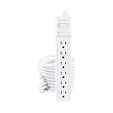 CyberPower B625 Essential 6-Outlet Surge Protector (White) — Being Shipped