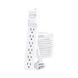 CyberPower B625 Essential 6-Outlet Surge Protector (White) — Being Shipped