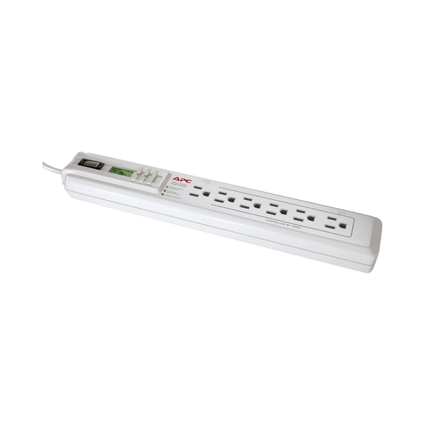 APC Power-Saving Surge Protector 6-Outlets with LCD Timer — Being Shipped
