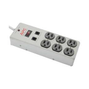 APC Essential 120V 6-Outlets Surge Protector (Gray) — Being Shipped