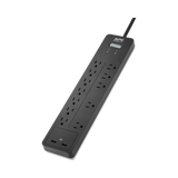 APC 12-Outlet Surge Protector with USB Charging (Black) — Being Shipped