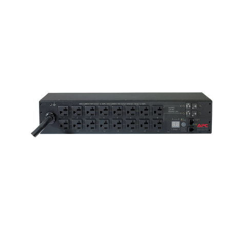 APC Metered 12ft Cord 120V 2U 16-Outlets Rack Power Distribution Unit — Being Shipped