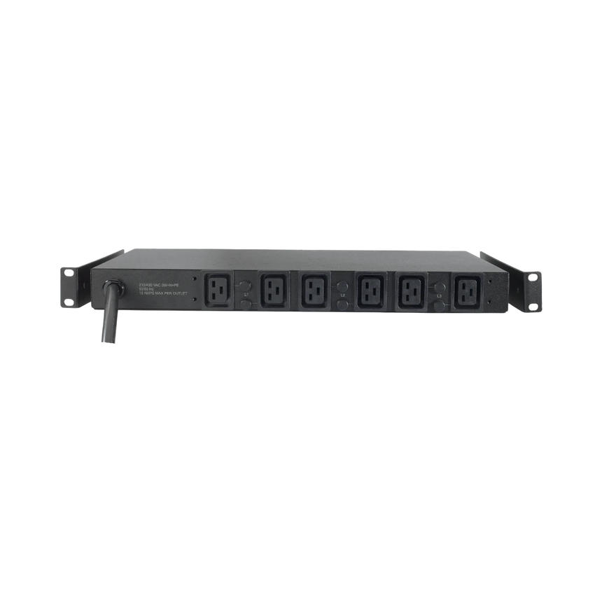 APC Basic 1U 14.4kW 208V 6 x C19 Outlets Rack Power Distribution Unit — Being Shipped