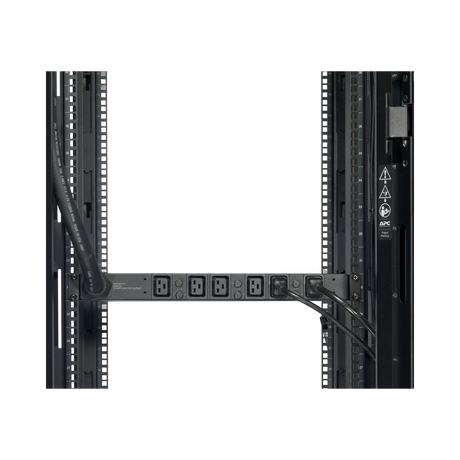 APC Basic 1U 14.4kW 208V 6 x C19 Outlets Rack Power Distribution Unit — Being Shipped