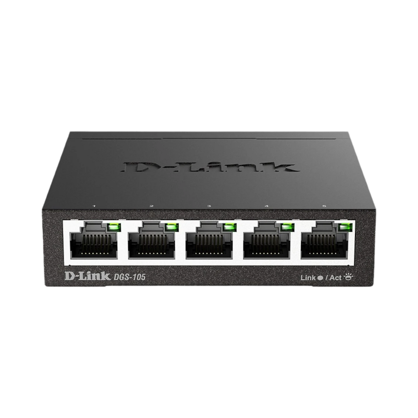 D-Link 5-Port Gigabit Unmanaged Switch (Black) — Being Shipped