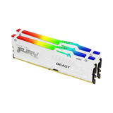 Kingston FURY Beast White RGB 64GB DDR5 5200MT/s CL40 XMP Memory Kit (2 x 32GB) — Being Shipped