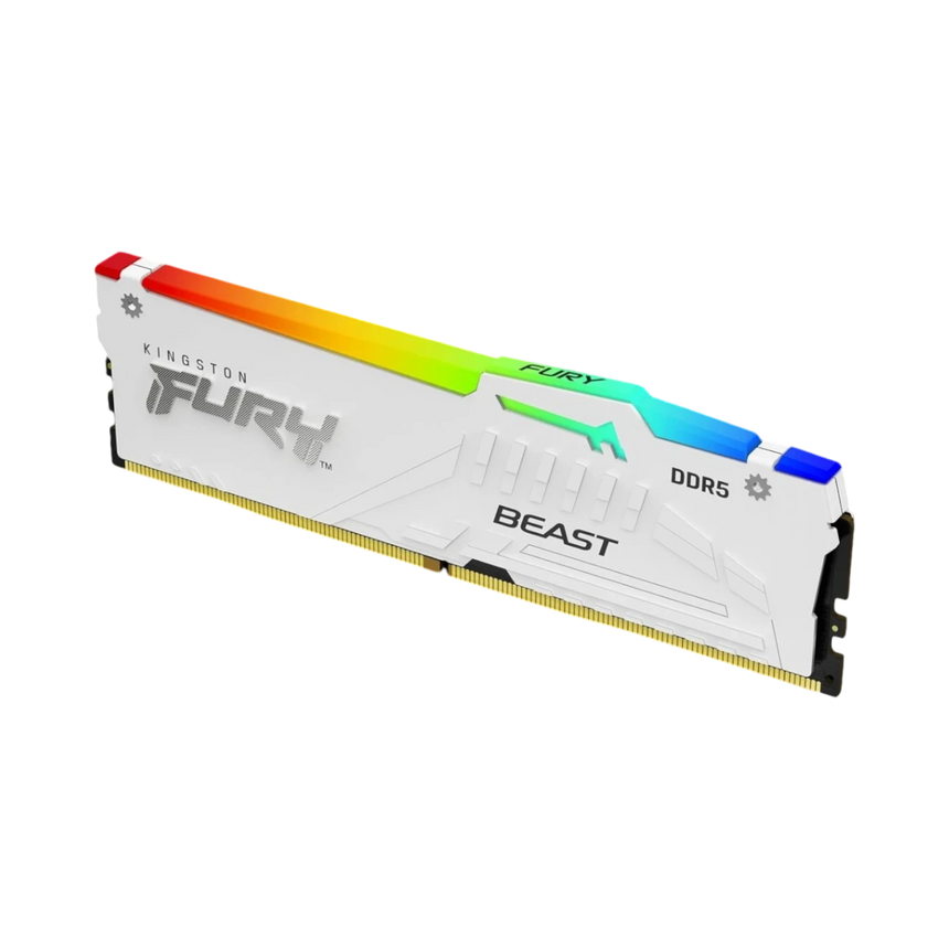 Kingston FURY Beast White 5600MT/s CL40 32GB DDR5 RGB Memory — Being Shipped