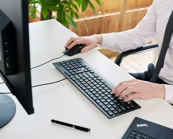 Lenovo Essential Wired Keyboard & Mouse Combo — Being Shipped