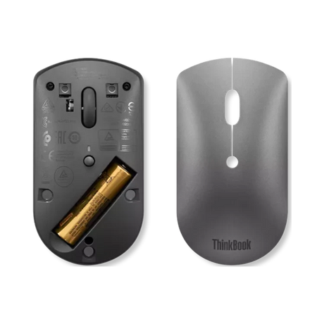 Lenovo ThinkBook Bluetooth Silent Mouse (Iron Gray) — Being Shipped