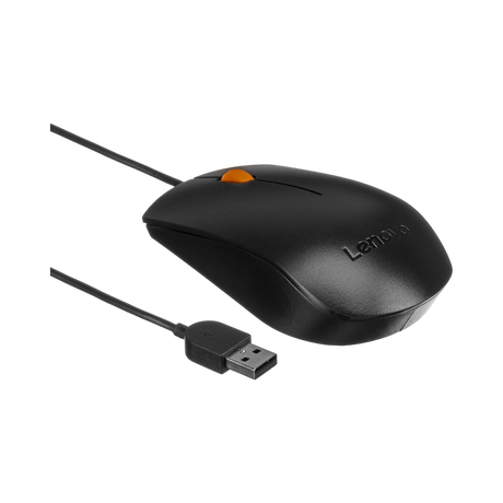 Lenovo 300 Wired USB Mouse (Black) — Being Shipped