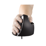 Evoluent VerticalMouse D Small Wired Mouse (Dark Silver) — Being Shipped
