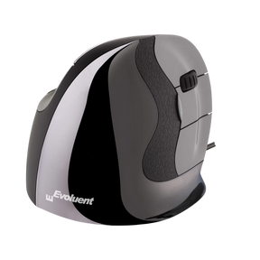 Evoluent VerticalMouse D Large Wired Mouse (Dark Silver) — Being Shipped