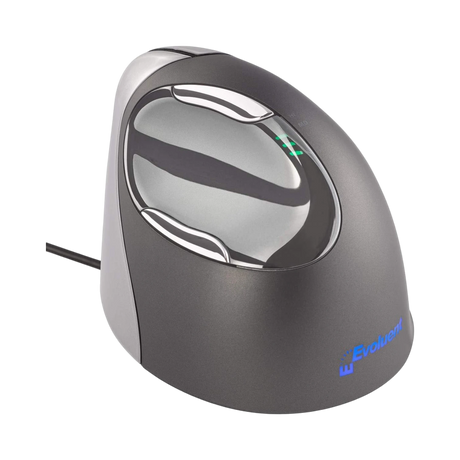 Evoluent VerticalMouse 4 Right-Hand Wired Ergonomic Mouse (Silver) — Being Shipped