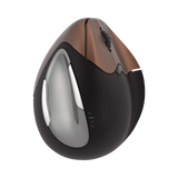 Evoluent VerticalMouse 4 Small Wireless Ergonomic Mouse (Black/Brown) — Being Shipped