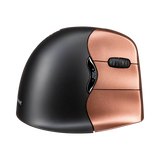 Evoluent VerticalMouse 4 Small Wireless Ergonomic Mouse (Black/Brown) — Being Shipped