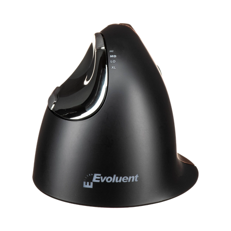 Evoluent VerticalMouse 4 Small Wireless Ergonomic Mouse (Black/Brown) — Being Shipped