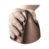 Evoluent VerticalMouse 4 Small Wireless Ergonomic Mouse (Black/Brown) — Being Shipped