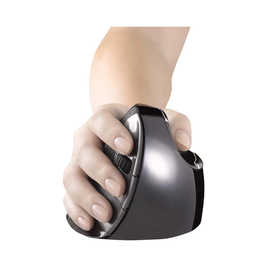 Evoluent VerticalMouse D Medium Wireless Mouse (Dark Silver) — Being Shipped