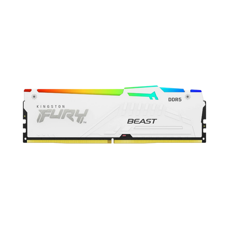 Kingston FURY Beast White RGB 32GB DDR5 5600MT/s CL40 Memory Kit (2 x 16GB) — Being Shipped