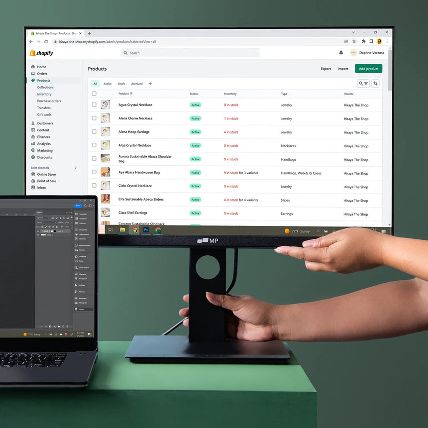 Mobile Pixels 23.8" Full HD Monitor — Being Shipped