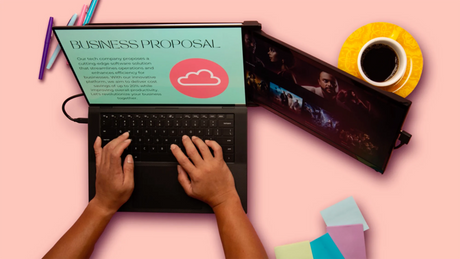 Mobile Pixels DUEX Plus DS 13.3" Portable IPS Laptop Monitor — Being Shipped