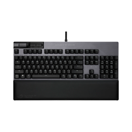 ASUS Strix Flare II Animate Ergonomic Wired Mechanical Gaming Keyboard (Gunmetal) — Being Shipped
